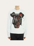 Dsquared2 Felpa girocollo stampa teschio, foto 1 di 7