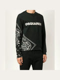 Dsquared2 Felpa girocollo bandana, foto 1 di 4