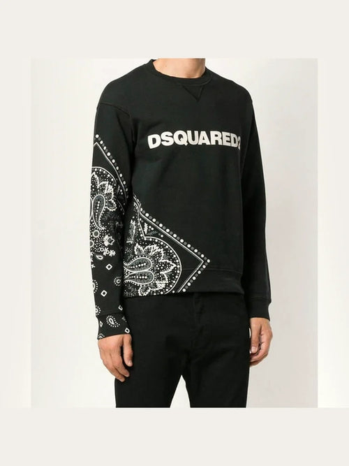 Dsquared2 Felpa girocollo bandana, foto 1 di 4