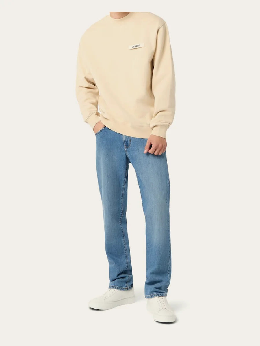 Jacquemus Felpa girocollo gros grain, foto 2 di 7