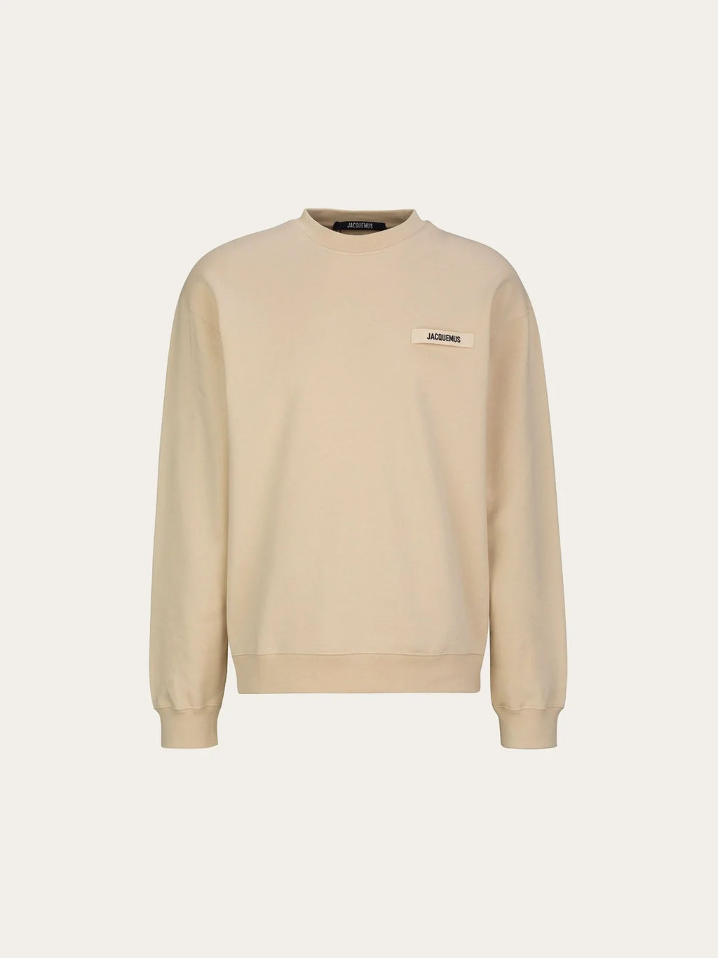 Jacquemus Felpa girocollo gros grain, foto 3 di 7