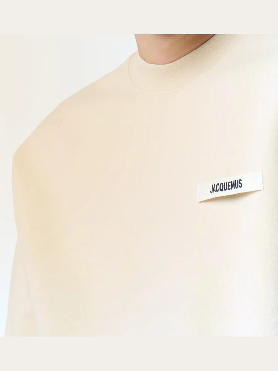 Jacquemus Felpa girocollo gros grain, foto 6 di 7